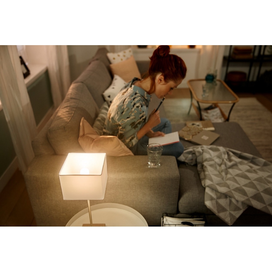 SETTI 2x LED-himmennettävä polttimo Philips Hue WHITE P45 E14/5,5W/230V 2700K