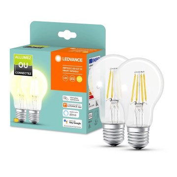 SETTI 2x LED Himmennettävä polttimo SMART+ A60 E27/6W/230V 2700K - Ledvance