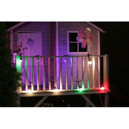 SETTI 2x LED-polttimo PARTY E27/0,5W/36V punainen