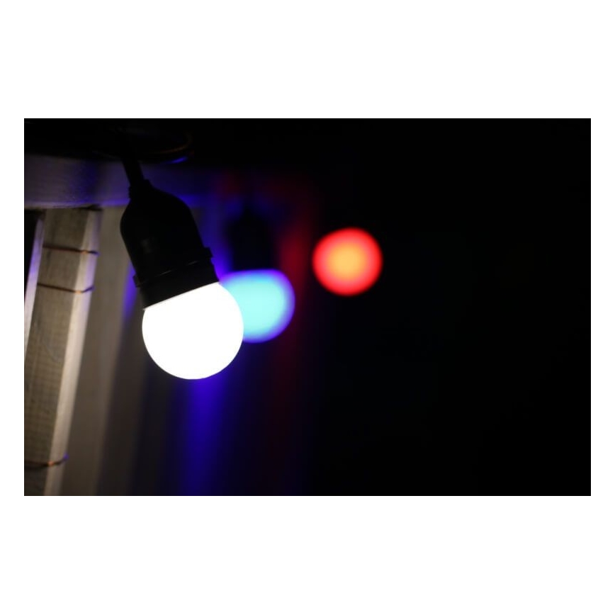 SETTI 2x LED-polttimo PARTY E27/0,5W/36V sininen