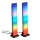 SETTI 2x LED RGB Himmennettävä pöytävalaisin GAMER LED/5W/5V + kauko-ohjaus