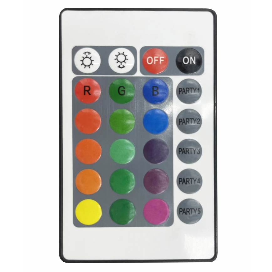 SETTI 2x LED RGB Himmennettävä koristeellinen valo FESTA 3xAAA/4,5V + kauko-ohjaus