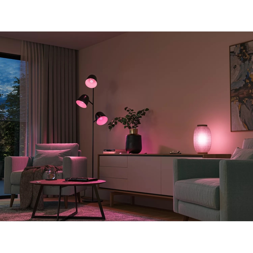 SETTI 2x LED RGBW Himmennettävä polttimo Philips Hue White And Color Ambiance P45 E14/5,1W/230V 2000-6500K