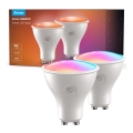 SETTI 2x LED RGBWW himmennettävä polttimo MATTER GU10/4,8W/230V 2700-6500K Wi-Fi - Govee