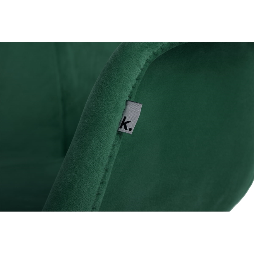 SETTI 2x Ruokapöydän tuoli NEREA 80x60,5 cm vihreä/pyökki