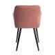 SETTI 2x Ruokapöydän tuoli RICO vaaleanpunainen