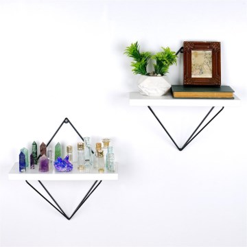 SETTI 2x Seinähylly 14x30 cm valkoinen