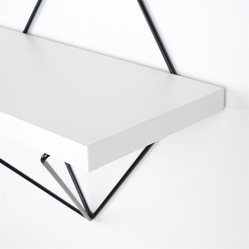 SETTI 2x Seinähylly 14x30 cm valkoinen