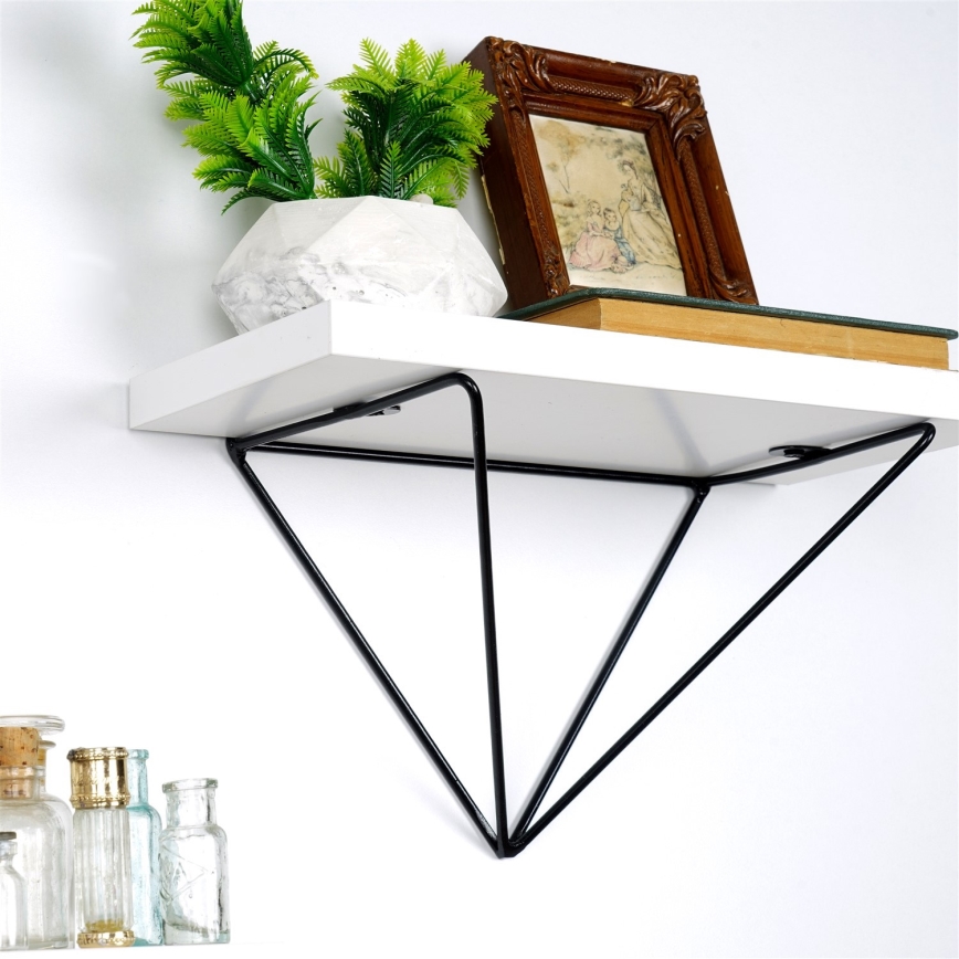 SETTI 2x Seinähylly 14x30 cm valkoinen