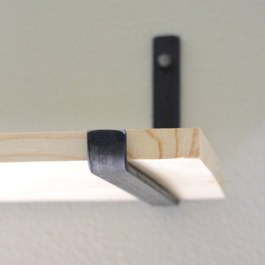 SETTI 2x Seinähylly 16x60 cm kuusi