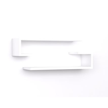 SETTI 2x seinähylly ELDO valkoinen