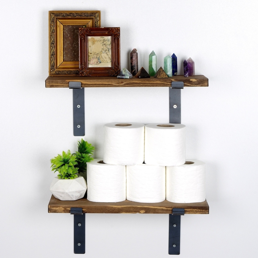 SETTI 2x Seinähylly kuusi