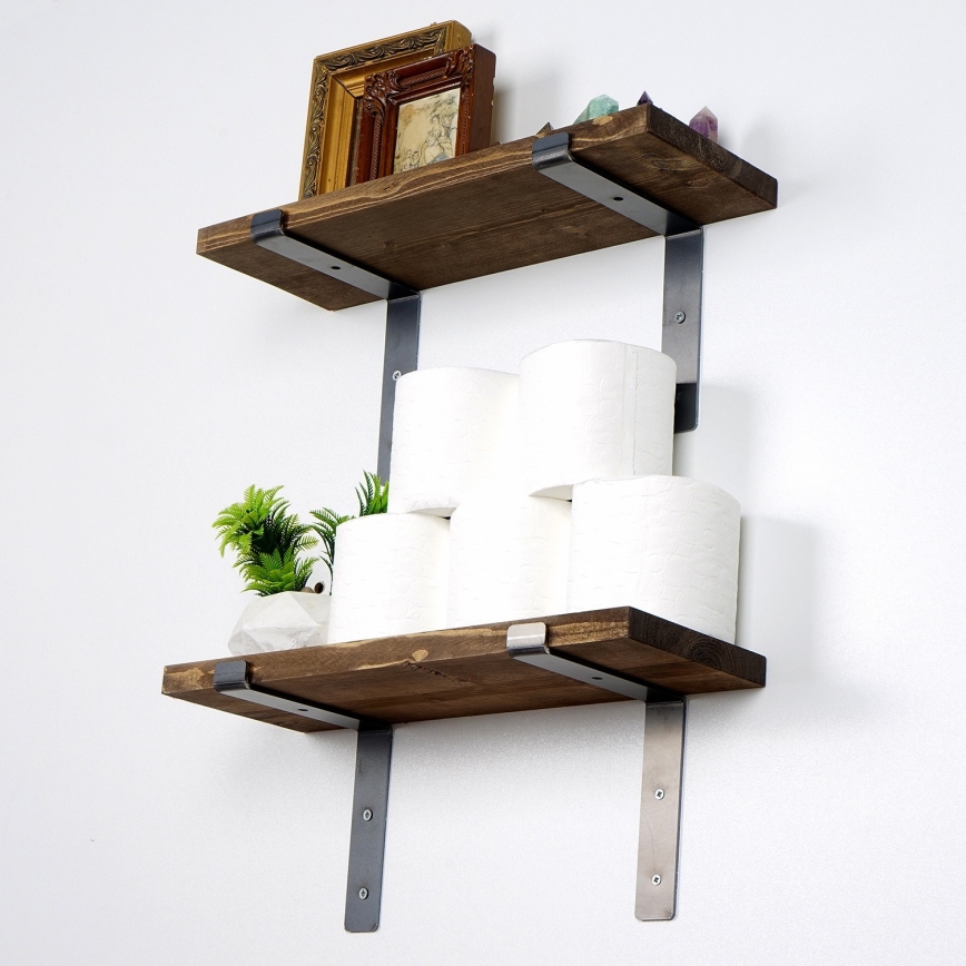 SETTI 2x Seinähylly kuusi