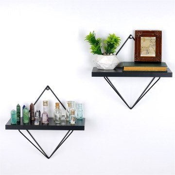 SETTI 2x Seinähylly musta