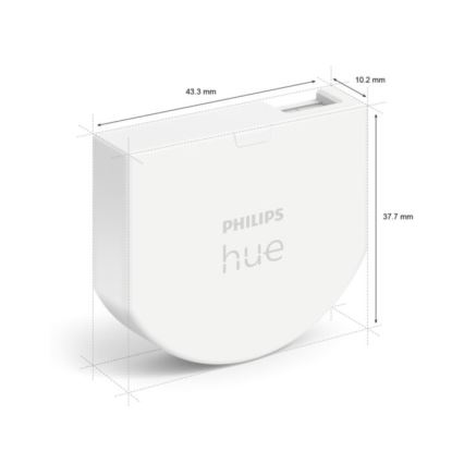 SETTI 2x seinäkytkinmoduuli Philips Hue SWITCH