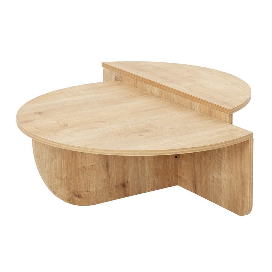 SETTI 2x Sohvapöytä PODIUM ruskea