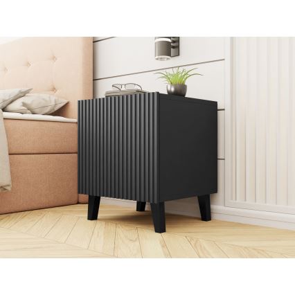 SETTI 2x Yöpöytä VAMOS 52x45 cm antrasiitti