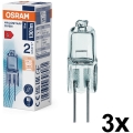 Setti 3 kpl HALOSTAR G4/10W/12V 2700K uunilamppuja - Osram