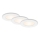Setti 3 kpl LED-kylpyhuoneen upotettavia alasvalaisimia LED/6W/230V 3000K IP44, valkoinen