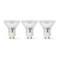 Setti 3 kpl LED-polttimoa GU10 4,5 W 230 V 2700 K