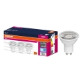 Setti 3 kpl LED-reflektorilamppua PAR16 GU10/6,9W/230V 4000K 60° - Osram