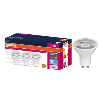 Setti 3 kpl LED-reflektorilamppua PAR16 GU10/6,9W/230V 4000K 60° - Osram