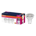 Setti 3 kpl LED-reflektorilamppuja PAR16 GU10 6,9W/230V 6500K 36° - Osram
