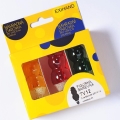SETTI 3 x Vaihtolamppu FIGURINE E10/20V/0,1A värikäs Valmistettu EU