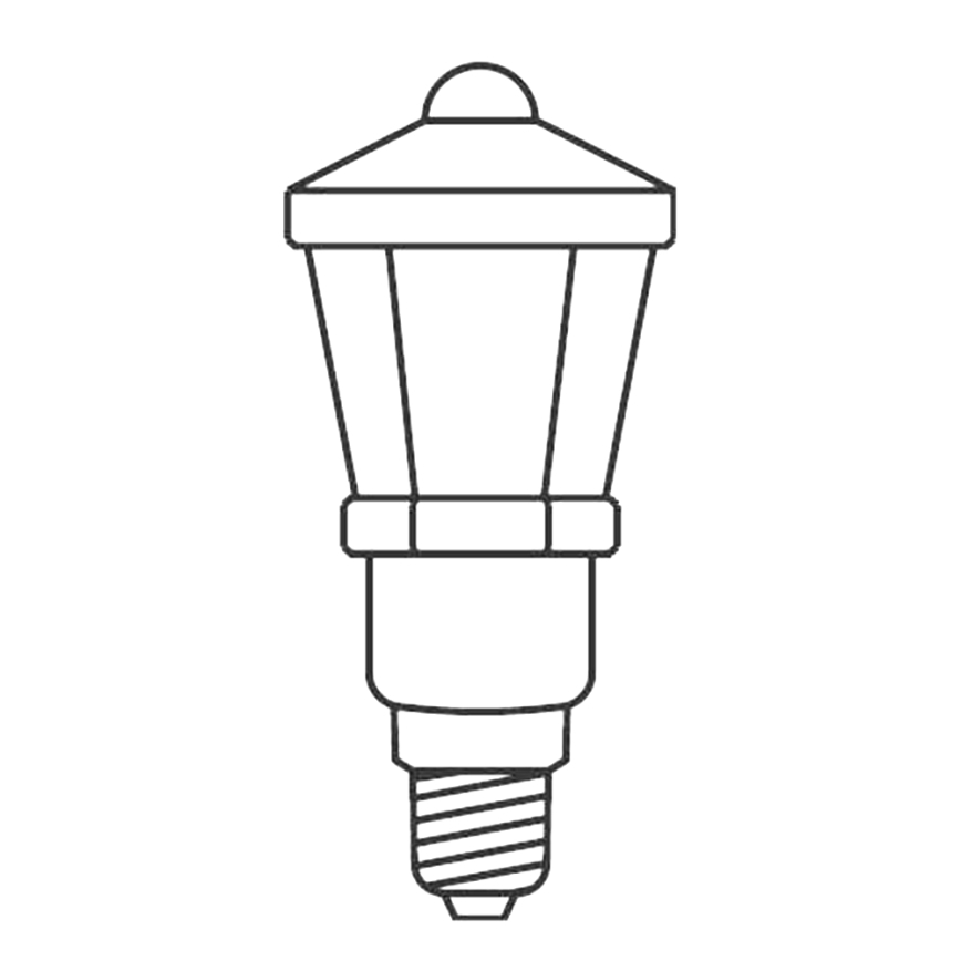 SETTI 3 x Vaihtolamppu LANTERN E10/20V/0,1A värikäs Valmistettu EU