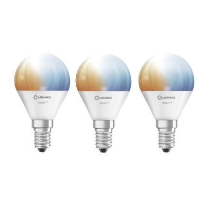 SETTI 3x Himmennettevä LED-polttimo SMART+ E14/5W/230V 2700K-6500K Wi-Fi - Ledvance