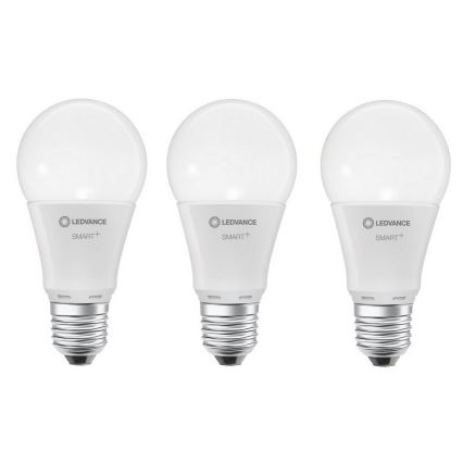 SETTI 3x Himmennettevä LED-polttimo SMART+ E27/9W/230V 2700K-6500K Wi-Fi - Ledvance