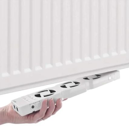 SETTI 3x Jäähdyttimen tuuletin 5/230V valkoinen