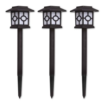 SETTI 3x LED aurinkovalaisin LED/1,2V 600 mAh