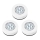 SETTI 3x LED Kosketussuuntavalo 1xLED/2W/4,5V valkoinen