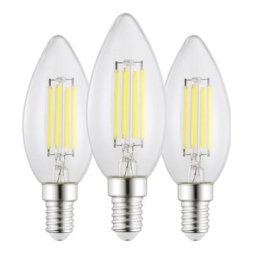 SETTI 3x LED-lamppu C35 E14/2,2W/230V 2700K - Eglo 110439