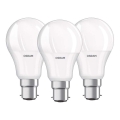 SETTI 3x LED-polttimo B22d/8,5W/230V 4000K - Osram