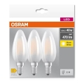 SETTI 3x LED-polttimo B40 E14/4W/230V 2700K - Osram