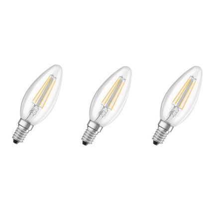 SETTI 3x LED-polttimo BASE VINTAGE B40 E14/4W/230V 4000K – Osram