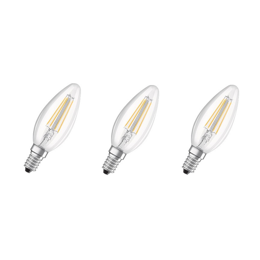 SETTI 3x LED-polttimo BASE VINTAGE B40 E14/4W/230V 4000K – Osram