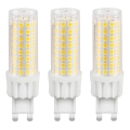SETTI 3x LED-polttimo ECOLINE G9/7W/230V 3000K - Brilagi