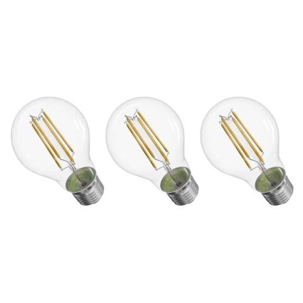 SETTI 3x LED-polttimo FILAMENT A60 E27/3,8W/230V 2700K Energialuokka A