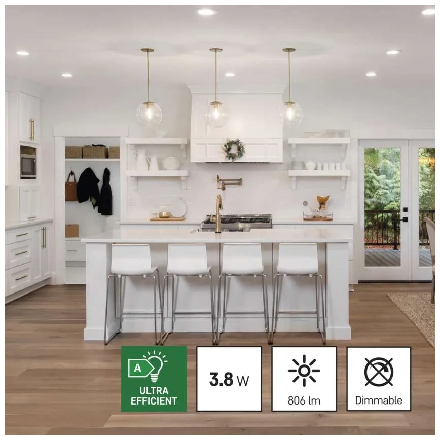 SETTI 3x LED-polttimo FILAMENT A60 E27/3,8W/230V 4000K Energialuokka A