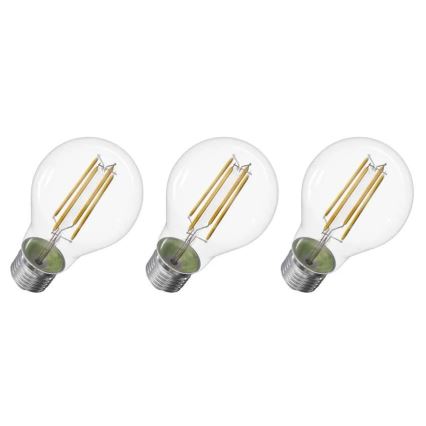 SETTI 3x LED-polttimo FILAMENT A60 E27/3,8W/230V 4000K Energialuokka A