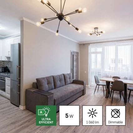 SETTI 3x LED-polttimo FILAMENT A60 E27/5W/230V 2700K Energialuokka A