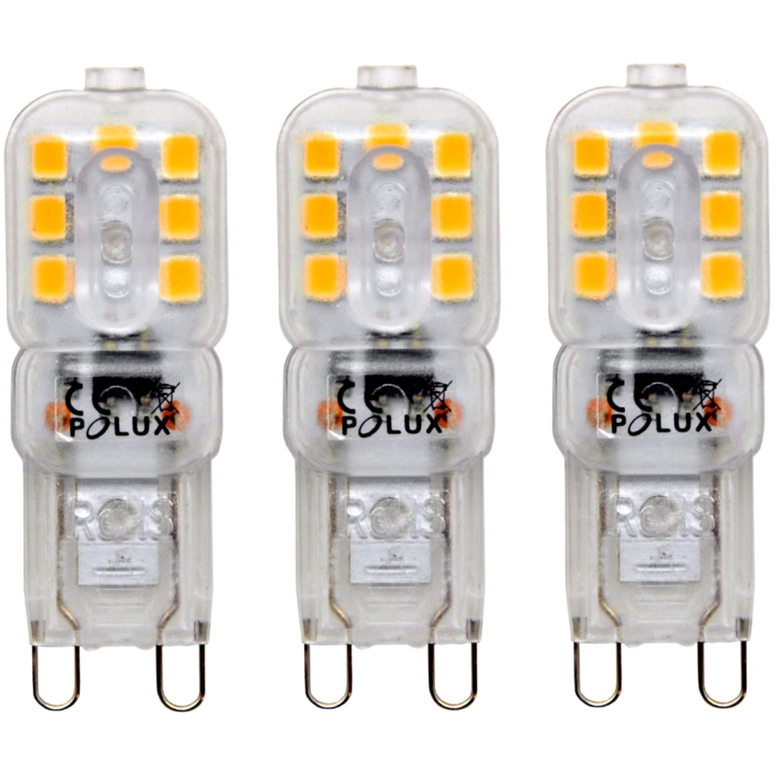 SETTI 3x LED-polttimo G9/2,5W/230V 3000K