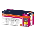 SETTI 3x LED-polttimo PAR16 GU10/4,5W/230V 2700K - Osram