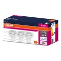 SETTI 3x LED polttimo PAR16 GU10/4,5W/230V 6500K 60° - Osram
