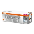 SETTI 3x LED-polttimo PAR16 GU10/6,9W/230V 6500K - Osram