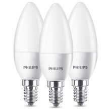 SETTI 3x LED-polttimo Philips B35 E14/5,5W/230V
