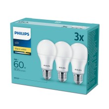 SETTI 3x LED-polttimo Philips E27/9W/230V 2700K